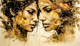 In the mirror of souls by Klaus Tesching - Art-AI