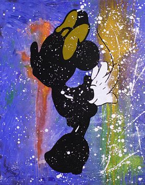 Minnie Mouse "Kus" van Kathleen Artist Fine Art