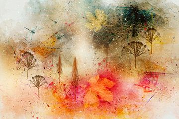 Abstract autumn van Ursula Di Chito