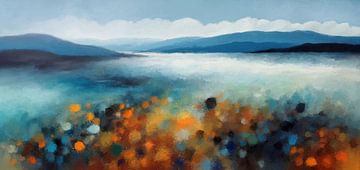 Kustmeer - Hedendaagse landschapsschilderkunst van Frankie Soldado