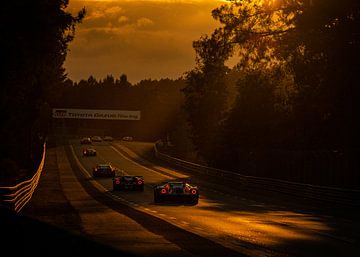 Le Mans 24 Stunden 2019 Sonnenuntergang von Bob Van der Wolf