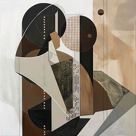 Geometric abstract shapes by Poster Art Shop