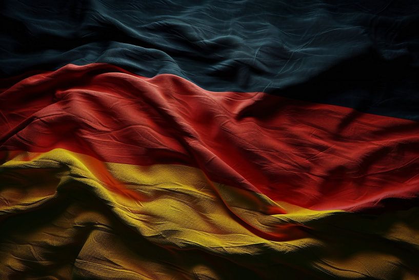 Vlag Duitsland van fernlichtsicht