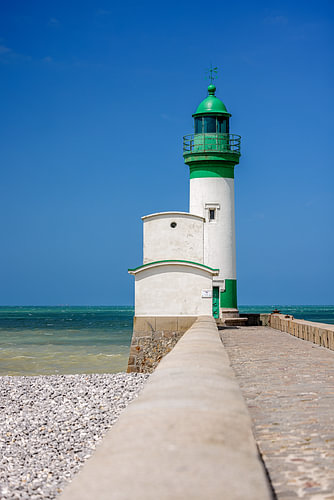 De vuurtoren van Le Tréport (Phare du Le Tréport)