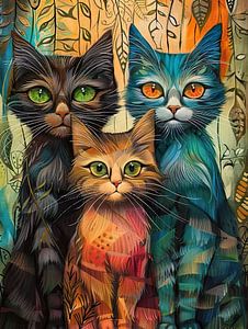 Katzen-Trio