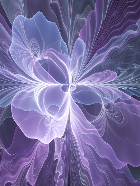 Abstraction in Purple by gabiw Art