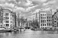 The Groenburgwal from the Amstel River in Amsterdam.