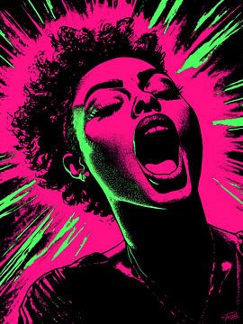 Electric Neon Cry van byRenzo