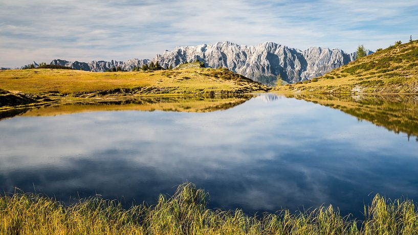 Little mountain lake with Hochkönig by Coen Weesjes