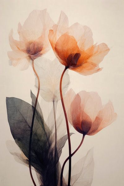 Parchment Flowers No 7 von Treechild