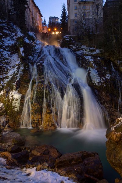 Badgastein waterfall by Alex Neumayer