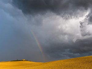 Dramatischer Himmel in der Toskana