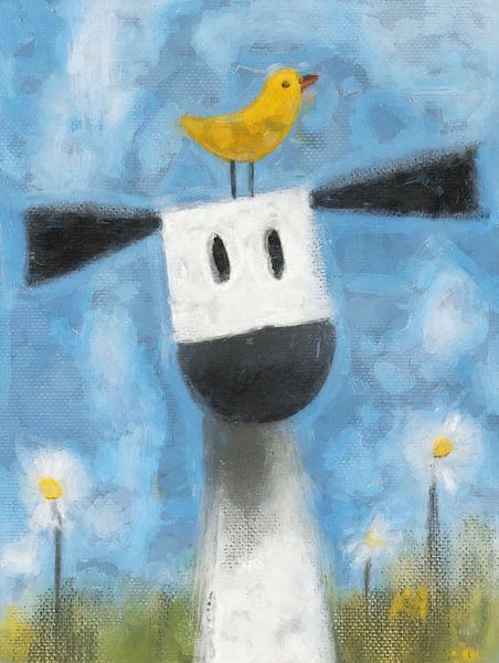 Cow &amp; Yellow Beep by Whale & Sons
