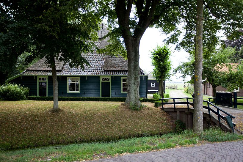 Twisk, Westfriesland: groene boerderij van Kees van Dun