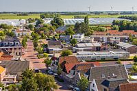 Sexbierum und Umgebung vom Turm der Sixtuskirche aus
