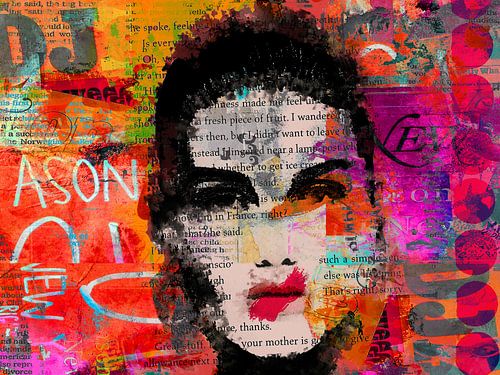 Het kleurrijk geschilderde gezicht