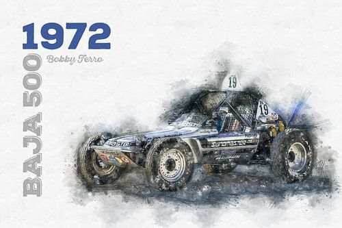 BAJA 500, Bobby Ferro, Sandmaster VW, 1972 van Theodor Decker