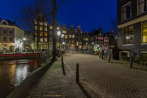 Brouwersgracht Melkmeisjesbrug von Jolanda de Buyzer