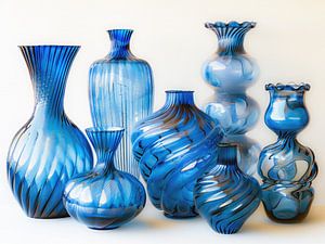 Vasen - Eleganz in Blau
