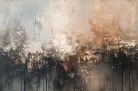 Abstract, painting, earth tones