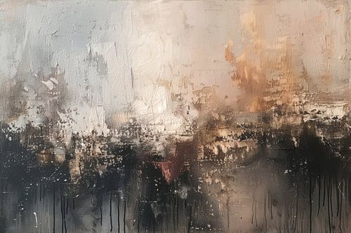 Aardetinten Abstract - Warme Textuur Schilderkunst