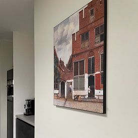 Kundenfoto: Die Straße - Johannes Vermeer, als artframe
