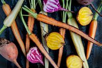 Colored vegetables, Food photography
