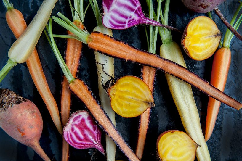 Colored vegetables, Food photography by Fenna Gijswijt