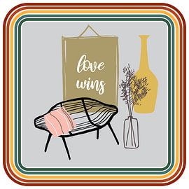 Liebe Gewinnt von Mad Dog Art