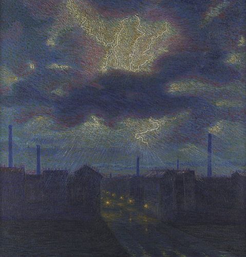 bliksem, Luigi Russolo, 1910