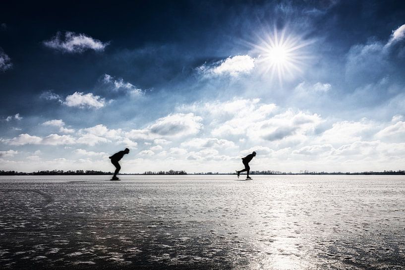Schaatsers van Henk Leijen