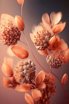 Coral Blossoms von Treechild