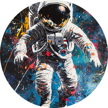Astronaut in Kunst van Blikvanger Schilderijen