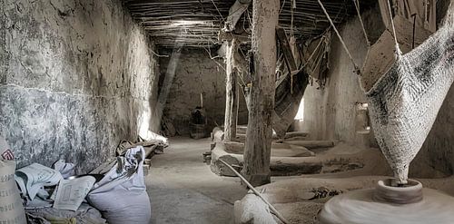 Old mill on hydropower in Tibet