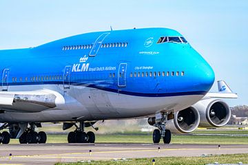 Rollende KLM Boeing 747-400 Passagiermaschine. von Jaap van den Berg