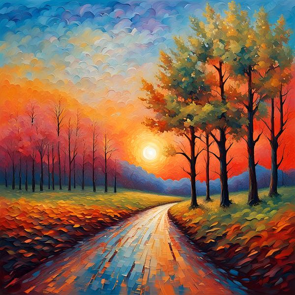 Der Sonnenuntergang von Veritualvibes