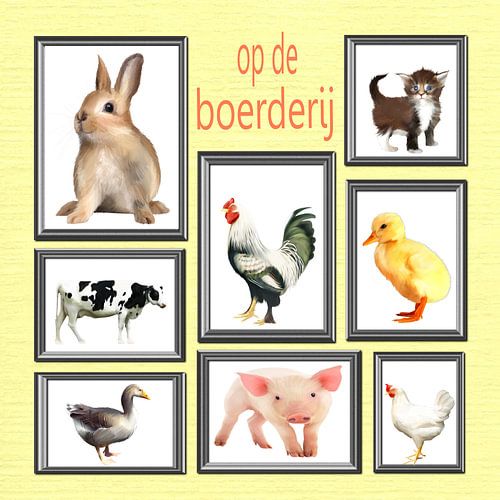Op de boerderij (geel)