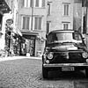 Vintage Fiat 500 oldtimer in Verona Italienvon Jasper van de Gein Photography