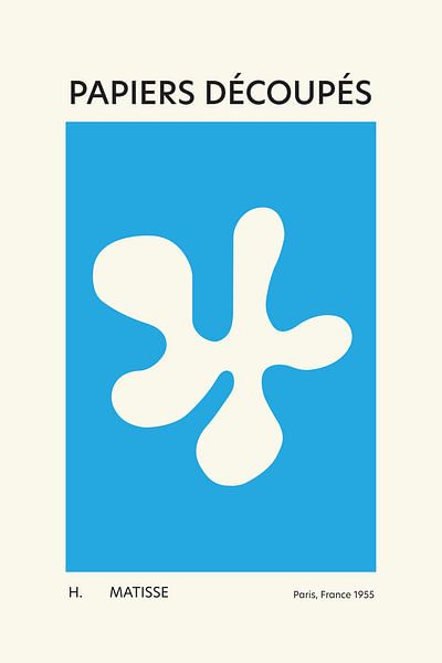 Matisse I - Blue by Walljar