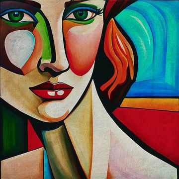 Portraits painted in expressionist style no.40
