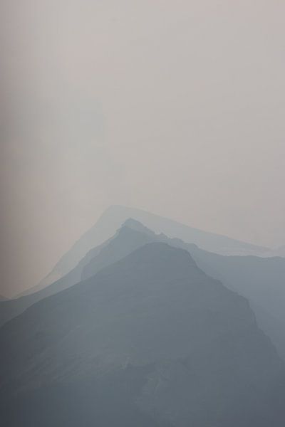 Bergtoppen rondom Spirit Island van Gwendolyn Pronk