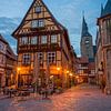 Welterbestadt Quedlinburg - Marktplatz bei Nacht von t.ART
