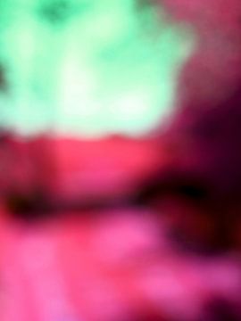 Magenta - Groen abstracte fotografie van JoePhotoART