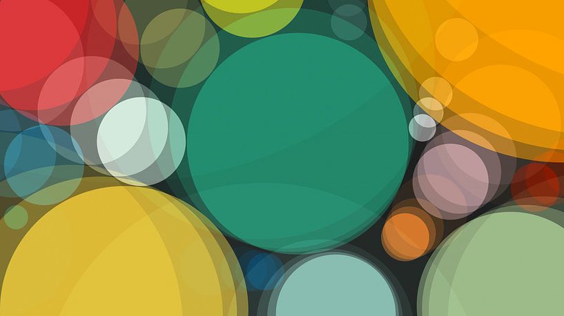 Kleurrijke cirkelsamenvatting van Marion Tenbergen