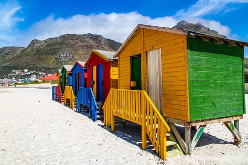 Kleurrijke Bo-kaap, Kaapstad, Zuid-Afrika. van Willem Vernes