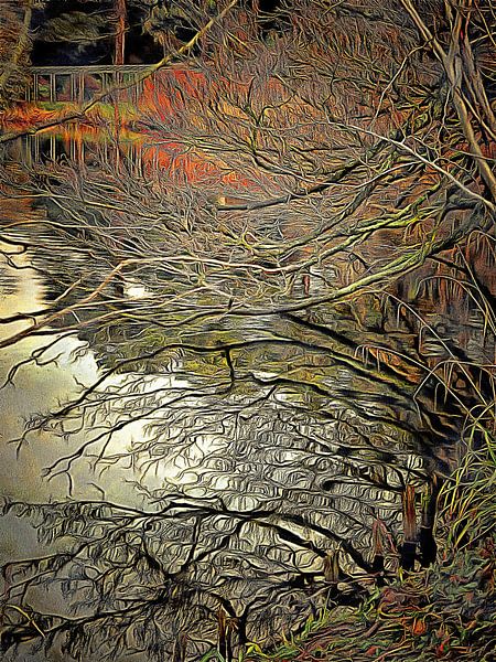 Autumn Mixture Reflections by Dorothy Berry-Lound