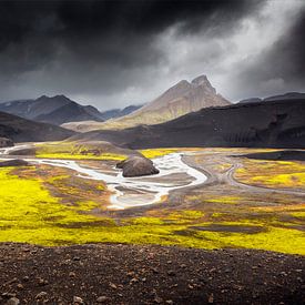 Landscape in Iceland's desolate interior by Chris Stenger