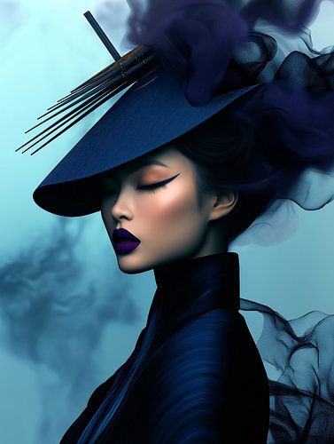 Mystery in Blue by Jacky