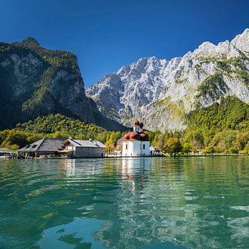 St. Bartholomä am Königssee, Bayern, Deutschland