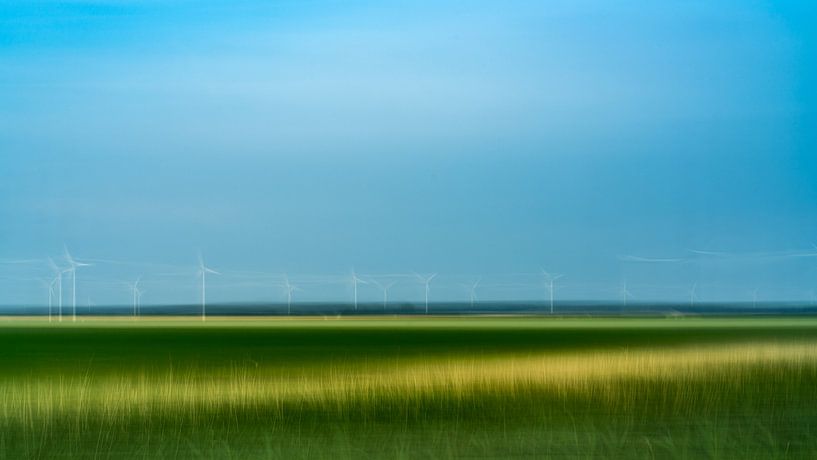 Windmolen in Flevoland van Annemarie Hoogwoud